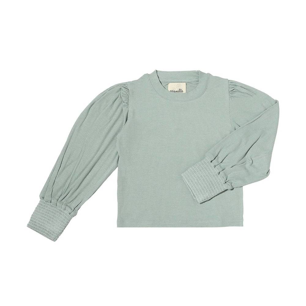 NEW VIGNETTE kid's jessa t-shirt & betty pants in sage
